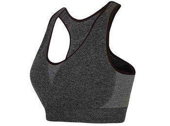 Dare2B Warm Up Bra Gris Sports Suctioner