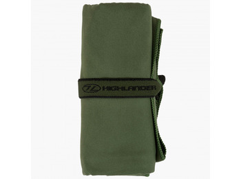 Serviette Highlander Microfibre Serviette de voyage M Dark Vert