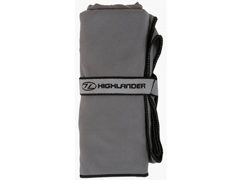 Serviette de voyage en microfibre Highlander XL Gris