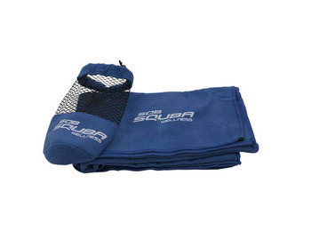 Serviette en microfibre Squba 90 x 40 cm Bleu marine