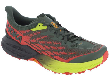 Chaussure Hoka Speedgoat 5 Gris/Rouge