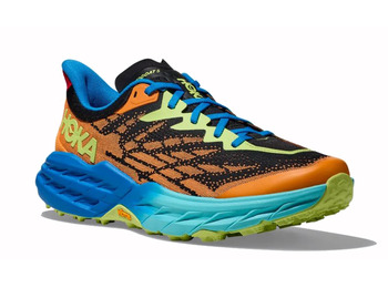 Chaussure Hoka Speedgoat 5 Orange/Nonir/Bleu