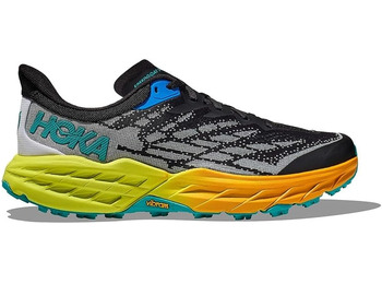 Chaussure Hoka Speedgoat 5 Nonir/Gris/Vert