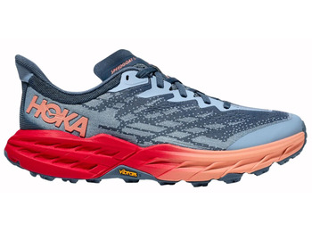 Chaussure Hoka Speedgoat 5 W Gris Acier/Corail
