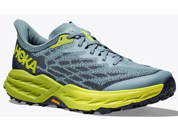 Chaussure Hoka Speedgoat 5 Large Bleu/Lime