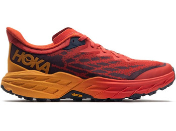 Chaussure Hoka Speedgoat 5 Wide Rouge/Orange
