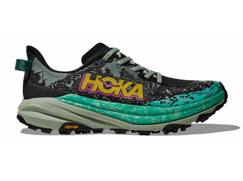 Chaussure Hoka Speedgoat 6 W Gris/Vert/Jaune