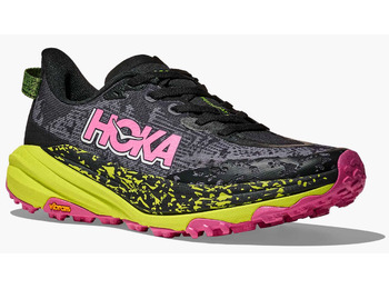 Chaussures Hoka Speedgoat 6 W Noir/Néon