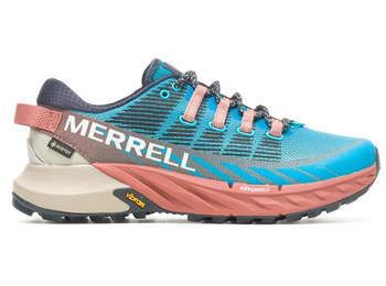 Chaussure Merrell Agility Peak 4 GTX W Bleu/Rose