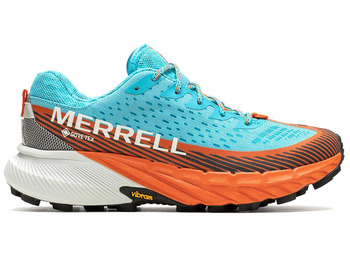 Chaussure Merrell Agility Peak 5 GTX W Bleu/Orange