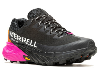 Chaussure Merrell Agility Peak 5 GTX W Noir/Rose/Orange
