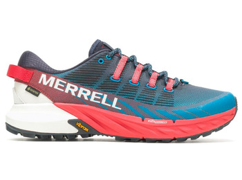 Chaussure Merrell Agitily Peak 4 GTX Bleu/Rouge
