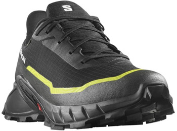 Chaussure Salomon Alphacross 5 GTX Noir/Lime
