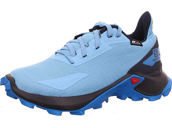 Chaussure Salomon Alphacross Blast CSWP Bleu ciel
