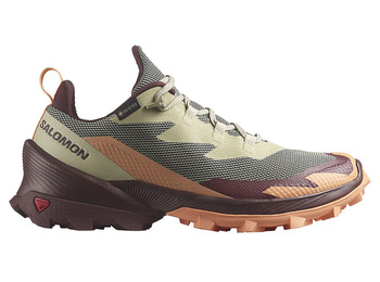 Chaussures Salomon Cross Over 2 GTX W Beige/Grenat/Saumon