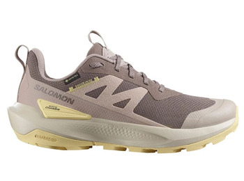Chaussure de course Salomon Elixir Activ GTX W Marron/Jaune