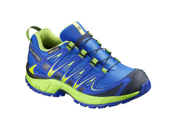 Zapatilla Salomon XA PRO 3D CS WP J Bleu/Lima