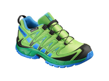 Zapatilla Salomon XA PRO 3D CS WP K Green/Azul/Negro