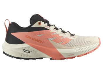 Chaussures de course Salomon Sense Ride W Beige/Corail