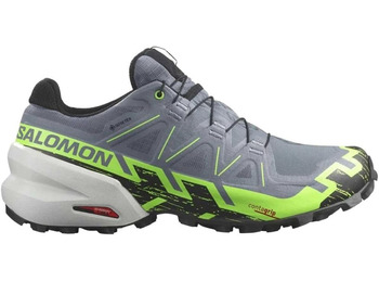 Chaussure Salomon Speedcross 6 GTX Gris/Lime