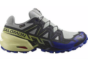 Chaussure Salomon Speedcross 6 GTX Gris/Noir/Bleu/Vert