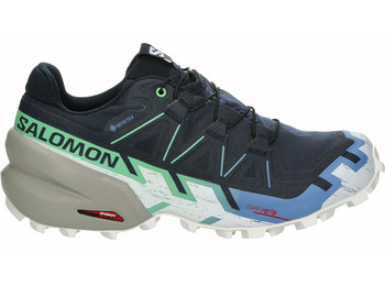 Chaussure Salomon Speedcross 6 GTX W Marine/Vert