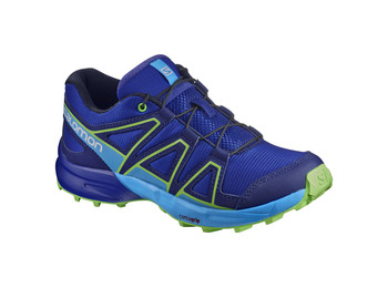 Zapatilla Salomon Speedcross J Bleu/Lima