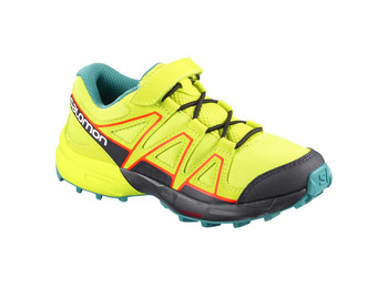 Zapatilla Salomon Speedcross Kid Lima/Negro/Turquoise