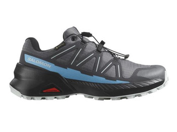 Chaussure de course Salomon Speedcross Peak GTX W Gris/Bleu