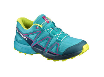 Zapatilla Salomon Speedcross J Turquoise/Fucsie/Lima