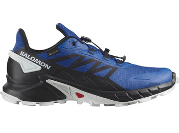 Chaussure Salomon Supercross 4 GTX Bleu/Noir