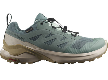 Chaussure Salomon X-Adventure GTX W Aquamarine/Beige