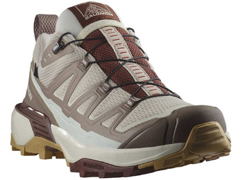 Chaussure Salomon X Ultra 360 Edge GTX W Marron/Beige/Blanc