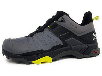 Chaussure Salomon X Ultra 4 GTX Gris/Noir/Lime