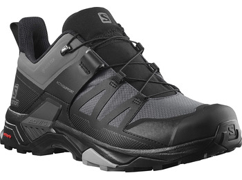 Chaussure Salomon X Ultra 4 Wide GTX Noir/Gris