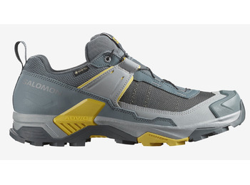 Chaussure de course Salomon X Ultra 5 GTX Gris/Moutarde