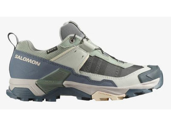 Chaussure de course Salomon X Ultra 5 GTX W Vert/Beige/Gris