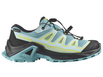 Chaussure Salomon X Ultra GTX J Aquamarine/Vert
