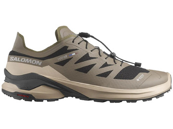 Chaussure Salomon XA Meta GTX fabriquée en France, marron/noir