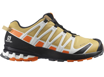 Chaussure Salomon XA Pro 3D V8 GTX Moutarde/Blanc