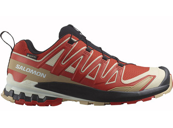 Chaussure Salomon XA PRO 3D v9 GTX Rouge/Beige