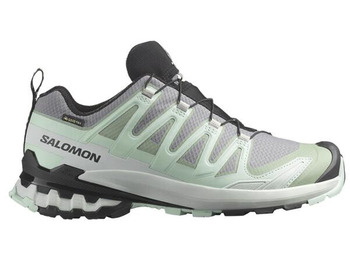 Chaussure de course Salomon XA Pro 3D V9 GTX W Gris/Vert d&#39;eau