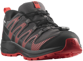 Chaussures Salomon XA Pro V8 CS WP J Gris/Orange