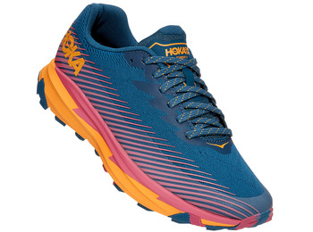 Chaussures Hoka Torrent 2 W Bleu / Fuchsia