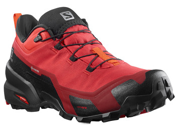 Chaussures Salomon Cross Hike GTX rouge