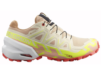 Chaussures Salomon Speedcross 6 GTX W Beige/Jaune