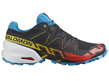 Chaussures Salomon Speedcross 6 Nonir/Rouge/Jaune