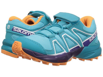 Zapatillas Salomon Speedcross Petit Turquoise/Morado/Naranja