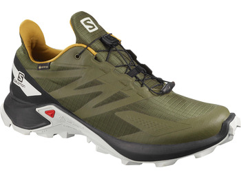 Chaussures Salomon Supercross Blast GTX vert olive