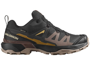 Baskets Salomon X Ultra 360 GTX W Noir/Rose/Moutarde